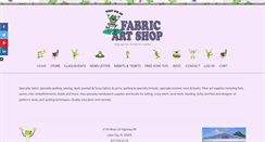 Desktop Screenshot of fabricartshop.com